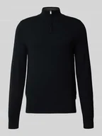 Swetry męskie - Sweter z dzianiny o kroju regular fit z mieszanki żywej wełny i kaszmiru model ‘HEMARLO’ - miniaturka - grafika 1