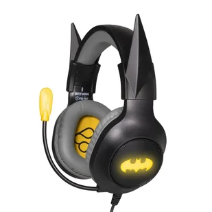 FRTEC – Zestaw słuchawkowy Batman Aurculares Gaming Headset, z kablem i Luz LED RGB, dla Playstation 5, PS4, Xbox Series X/S, Xbox One, Nintendo Swi.. - Słuchawki - miniaturka - grafika 1