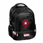 Plecaki - Plecak 2-KOMOROWY Capitan America AV25AV-260 - miniaturka - grafika 1