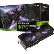 Karty graficzne - PNY GeForce RTX 4070 Ti SUPER Verto Triple Fan 16GB OC GDDR6X DLSS 3 VCG4070TS16TFXPB1-O - miniaturka - grafika 1