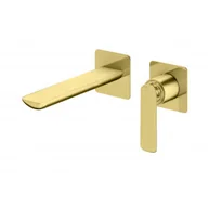 Baterie podtynkowe - KOHLMAN QW180EGDB Podtynkowa bateria umywalkowa  GOLD BRUSHED - miniaturka - grafika 1