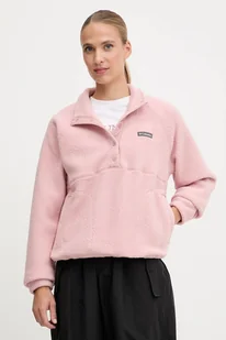 Columbia bluza polarowa Jasper damska kolor różowy gładka 2142381 - Bluzy damskie - miniaturka - grafika 1