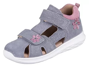 Superfit Sandały dla chłopców i dziewczynek Bumblebee, jasnoszare/różowe 2500, 19 EU, jasnoszary różowy 2500, 19 EU - Buty dla chłopców - miniaturka - grafika 1