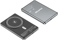 Powerbanki - Powerbank Awei PA-30 5000mAh indukcyjny MagSafe szary - miniaturka - grafika 1