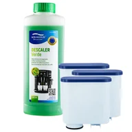 Akcesoria i części do ekspresów do kawy - Zestaw do Ekspresu Philips Saeco, Filtr AL-Clean 3 szt, Odkamieniacz Aqualogis Verde 500ml - miniaturka - grafika 1