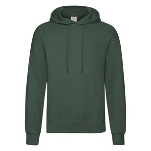 Bluza Męska Z Kapturem Hooded Sweat Zielony butelkowy r. 2XL - Bluzy męskie - miniaturka - grafika 1