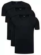 Koszulki męskie - Lacoste Komplet 3 t-shirtów TH3374 Czarny Slim Fit - miniaturka - grafika 1