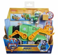 Figurki dla dzieci - Spin Master Zestaw z figurką Psi Patrol Film Pojazdy Bohaterów Deluxe Rocky 5_784744 - miniaturka - grafika 1