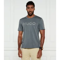 Koszulki męskie - HUGO T-shirt Dulivio_U244 Regular Fit - miniaturka - grafika 1