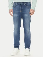 Spodnie męskie - Calvin Klein Jeans Jeansy J30J327161 Niebieski Skinny Fit - miniaturka - grafika 1