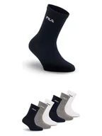 Skarpetki damskie - Fila Skarpety (6 par) w kolorze szarym, czarnym i białym - miniaturka - grafika 1