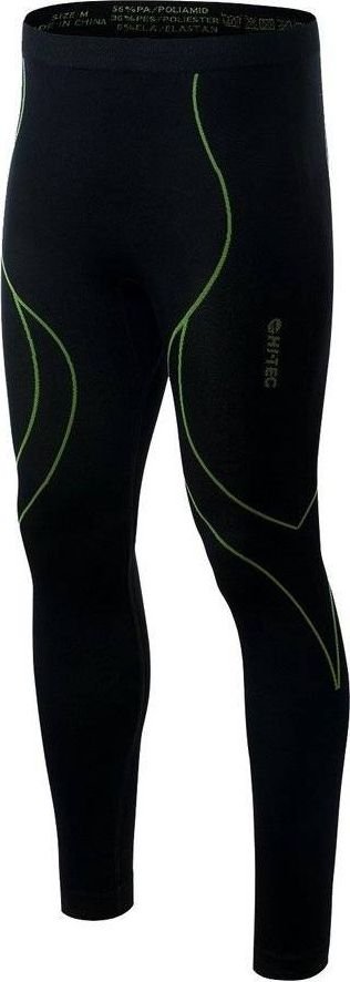 Hi-Tec Bielizna spodnie Ikar Bottom black-lime punch r. L