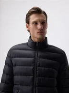 Kurtki męskie - Reserved - Pikowana kurtka z puchem - czarny - miniaturka - grafika 1
