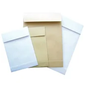 Artykuły biurowe - Torba na zakupy samoprzylepna/y, C4, 229 x 324mm, biała, Krpa, 25szt. - miniaturka - grafika 1