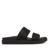 Klapki i japonki damskie - Klapki Calvin Klein Flat Slide Jacq HW0HW02487 Czarny - miniaturka - grafika 1