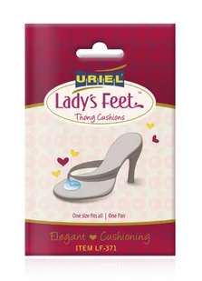 Uriel Lady's Feet Silikonowy ochraniacz pod palce stóp 1 Para - Akcesoria do rehabilitacji - miniaturka - grafika 1
