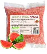 Cukier i słodziki - Cukier Kolorowy Do Waty Cukrowej Arbuz Czerwony 100g Saszetka Arbuzowy - miniaturka - grafika 1
