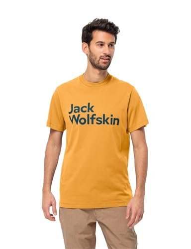 Jack Wolfskin Brand T M, T-shirt Mężczyźni, Musztarda, S