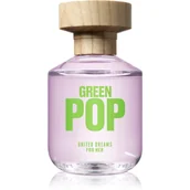 Wody i perfumy damskie - Benetton United Dreams Green Pop For Her woda toaletowa dla kobiet 80 ml - miniaturka - grafika 1
