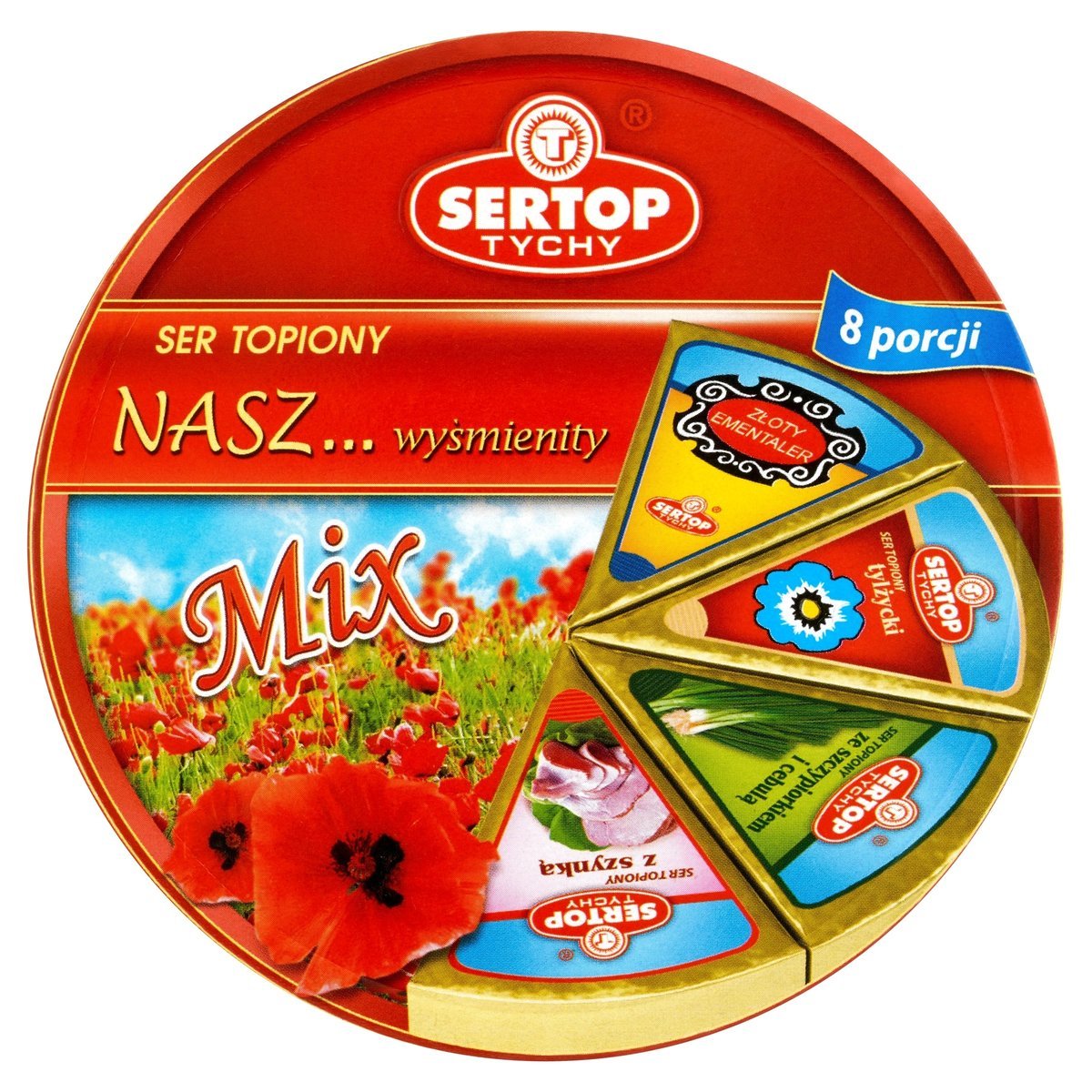 Ser topiony mix smaków Sery Świata 140 g
