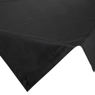 Obrusy i serwetki - Obrus EUROFIRANY Melinda 85 x 85 cm Czarny - miniaturka - grafika 1