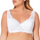 Biustonosze - Triumph Damski biustonosz Amourette Charm Lace Padded Bra Balconette, biały, 80E - miniaturka - grafika 1