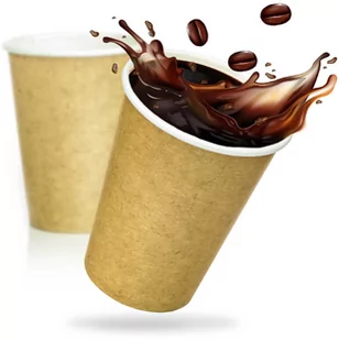 Kubek papierowy Brązowy Kraft Dubaj Abena 360 ml, 50 sztuk - Naczynia i sztućce jednorazowe - miniaturka - grafika 1