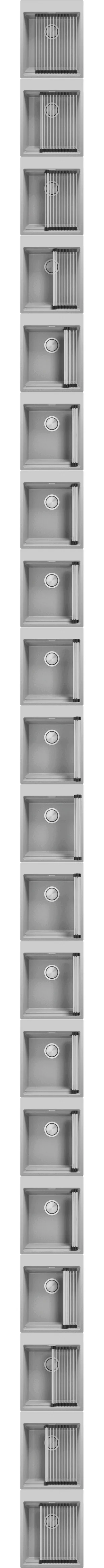 Primagran.pl Zlewozmywak kuchenny granitowy jednokomorowy bez ociekacza z dużą komorą MAX Oslo 45 Level  MODKS-X0#N+AROL02-KH$G - Zlewozmywaki - miniaturka - grafika 1