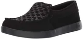 Koszulki męskie - DC Męskie buty typu sneaker typu Villain Slip On Low Top Slipper Casual, Czarny, 5 - miniaturka - grafika 1