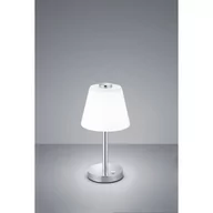 Lampy stojące - Trio Leuchten Leuchten lampa stołowa, metalowe/klosz szklany, zintegrowana, 4 W, chrom, 15 x 15 x 29 cm 525490106 Emerald - miniaturka - grafika 1