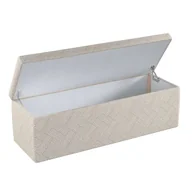 Pufy i podnóżki - Dekoria.pl Dekoria.pl Skrzynia tapicerowana beżowo-kremowe geometryczne wzory 90 × 40 × 40 cm Sunny 525-143-44 - miniaturka - grafika 1
