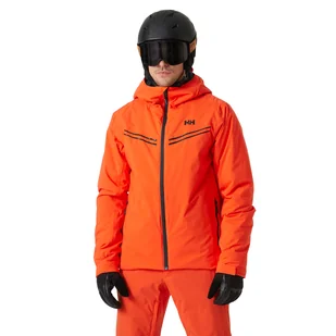 Męska kurtka narciarska Helly Hansen Alpine Insulated Jacket Men cherry tomato - M - Kurtki narciarskie - miniaturka - grafika 1