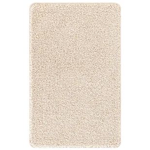 vidaXL Kremowy Bawełna 50 x 80 cm Antypoślizgowy Dywaniki łazienkowe - Dywaniki łazienkowe - miniaturka - grafika 1