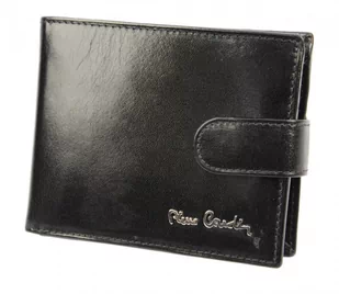 Portfel Męski Skórzany PIERRE CARDIN Skóra Licowa Duży Poziomy Z Zapinką Dwa Skrzydełka 324A - Portfele - miniaturka - grafika 4