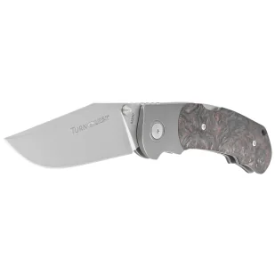 Nóż składany Viper Turn LE 103/300 Titanium/Dark Matter Copper Carbon Fiber, Bead Blasted M390 by Fabrizio Silvestrelli (V5986FCC) - Noże - miniaturka - grafika 2