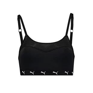 PUMA Damski biustonosz sportowy z wyściółką, czarny, XL - Biustonosze - miniaturka - grafika 1