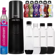 Saturatory - Saturator SodaStream Terra Black jedna butelka + Butelka SodaStream Czarna+ 2x Butelka SodaStream Biała+ Bolero - miniaturka - grafika 1