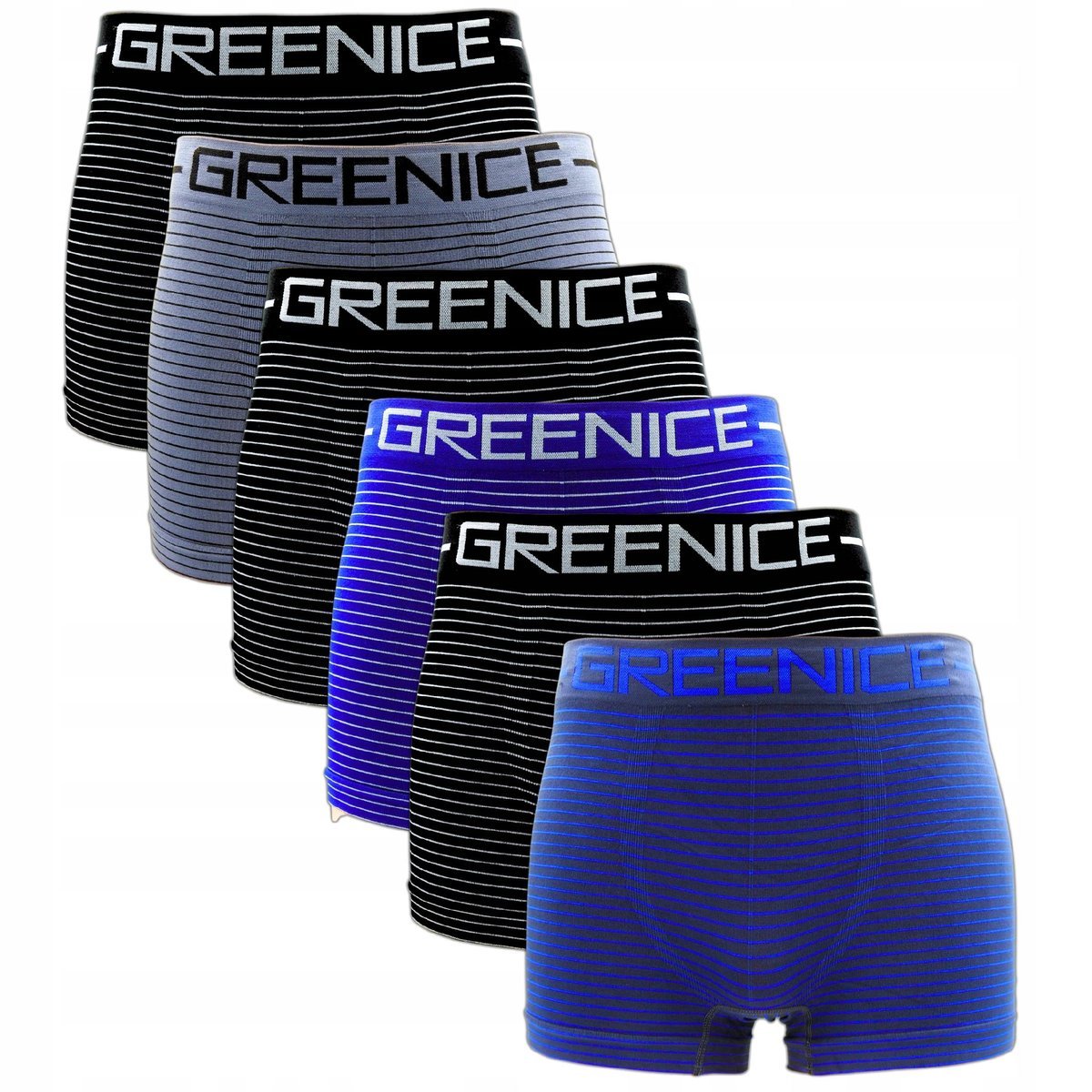 BOKSERKI BAMBUSOWE MĘSKIE ELASTYCZNE MAJTKI KLASYCZNE KOLOROWE 6 PAR M/L