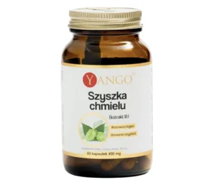 SZYSZKA CHMIELU ekstrakt 10:1 YANGO 60 kapsułek - Suplementy naturalne - miniaturka - grafika 1