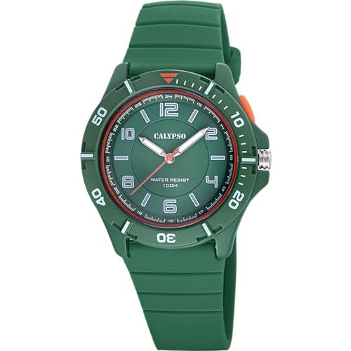 Calypso Watch K5857/4, zielony, pasek, Zielony, pasek