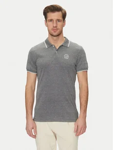 Blend Polo 20708180 Szary Regular Fit - Koszulki męskie - miniaturka - grafika 1