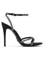 Sandały damskie - Steve Madden Sandały Bryanna Sandal SM11002613 SM11002613-001 Czarny - miniaturka - grafika 1