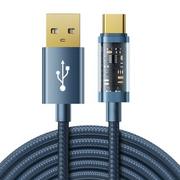 Kable USB - Joyroom kabel USB - USB Typ C do ładowania / transmisji danych 3A 2m niebieski S-UC027A20 - miniaturka - grafika 1