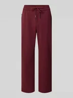 Spodnie damskie - Spodnie sportowe o kroju regular fit z dodatkiem wiskozy - miniaturka - grafika 1