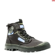 Moda i Uroda OUTLET - Buty Palladium PAMPA HI RE-CRAFT Black/Blue 77220-005 - miniaturka - grafika 1