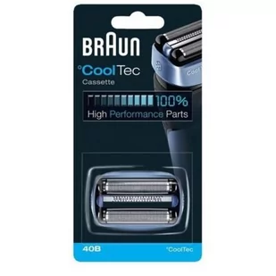 Braun CoolTec 40B Wymienne Ostrze do Do golarki niebieskie - Akcesoria i części do maszynek do golenia - miniaturka - grafika 1