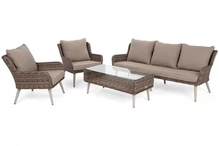 Meble ogrodowe technorattanowe Almeria Ginger / Brown Melange - Meble ogrodowe - miniaturka - grafika 2