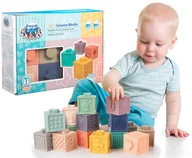 Zabawki sensoryczne - CANPOL BABIES MIĘKKIE KLOCKI SENSORYCZNE ZESTAW 12 szt. - miniaturka - grafika 1