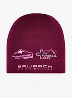 Czapki damskie - Czapka Brubeck Merino Wool Hat Wspieram GOPR - plum - miniaturka - grafika 1