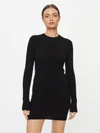 Sukienki - Noisy May Sukienka dzianinowa Nancy 27026902 Czarny Slim Fit - miniaturka - grafika 1